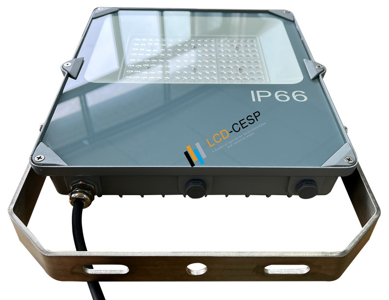 LED High Mast Light High Lumen Flood Lights Waterproof IP66 Floodlight 150 Watt, 100 PLC Control System Dimmer Total 2175000lm Group Outdoor Floodlights