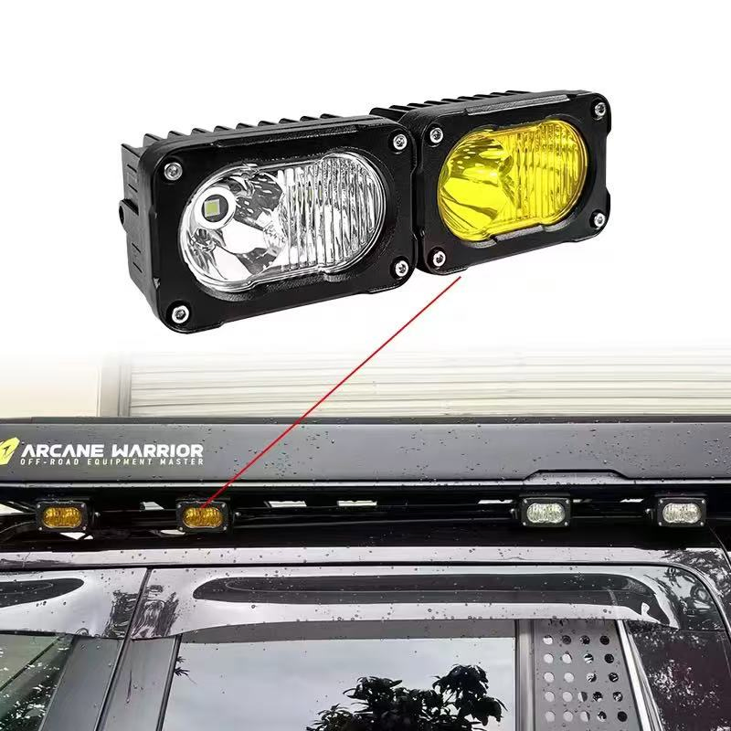 2X3 Inch 40W LED Work Light Bar 12V 24V Pods Lamp for Car 4X4 off Road Motorcycle Tractors Truck Driving Fog Lights