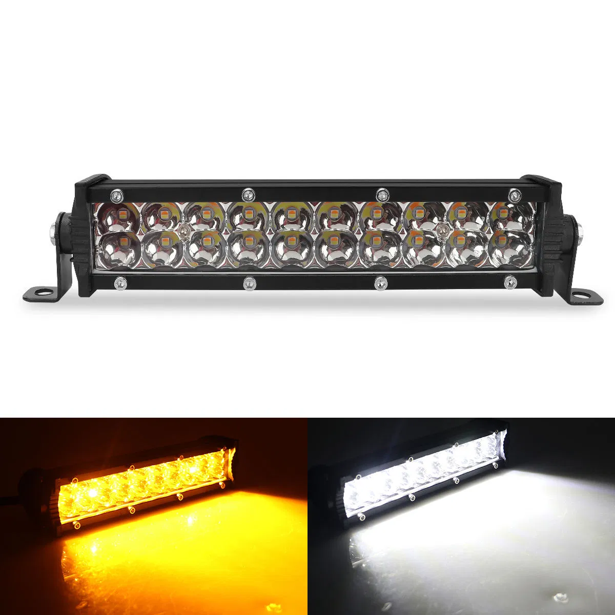 7'' 6000K Slim Car LED Light Bar Spot Beam Auto Working Lights for ATV SUV 4X4 off Road Driving LED Car Light