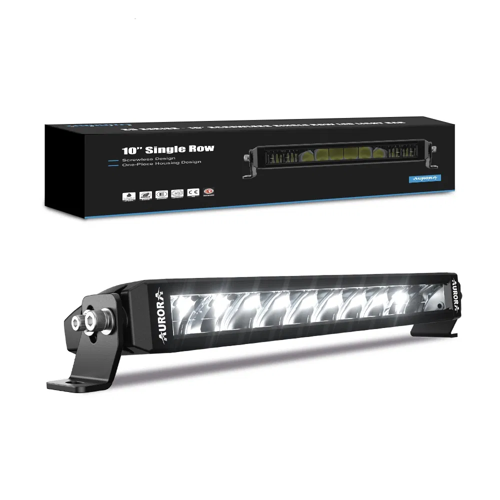 Dual Color RGB Single Row LED Lightbar for ATV UTV Truck