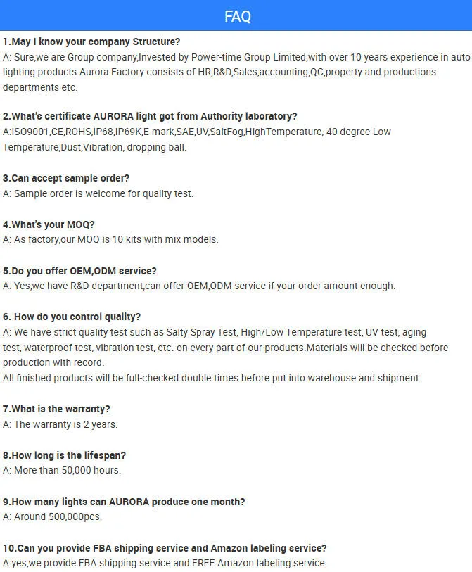 Aurora Offroad LED Light Bar 10