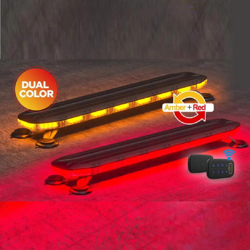 DC12/24V Dual Color LED Warning Light Bar for Tow Truck Ambulance Emergency