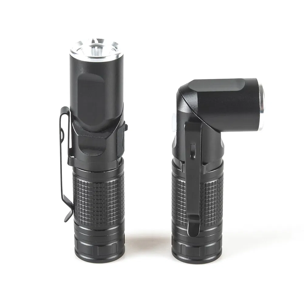 Rechargeable Foldable Head Portable LED Flashlight