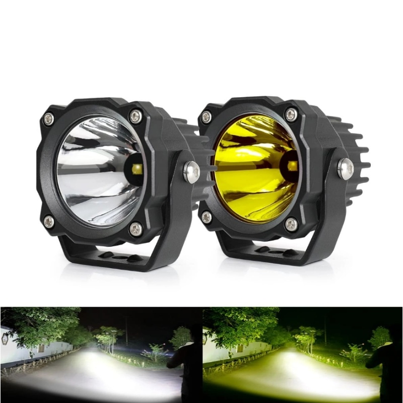 3 Inches Fog Lights LED Driving Beam Offroad Vehicle Laser Spotlight Roof Front Bumper Strong Auxiliary Light