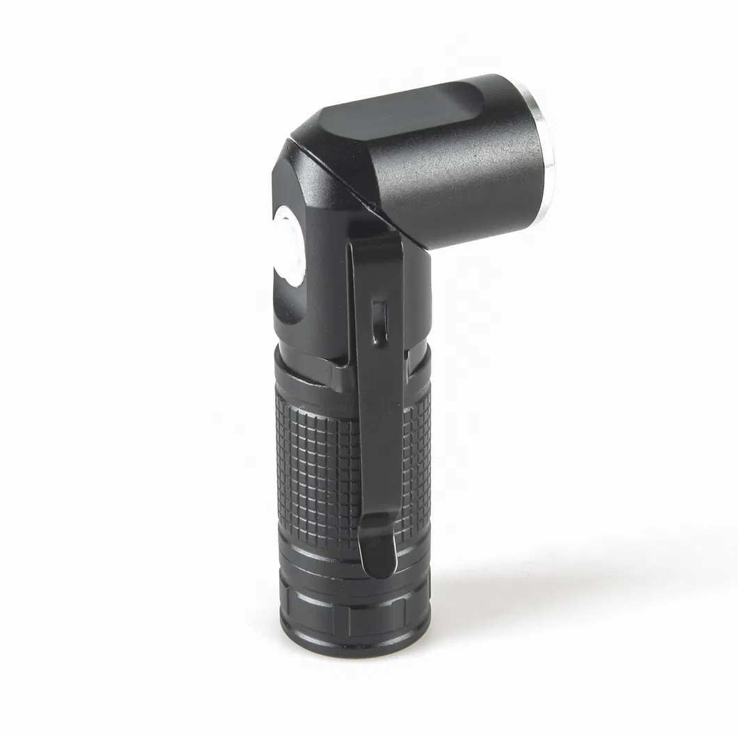 Rechargeable Foldable Head Portable LED Flashlight