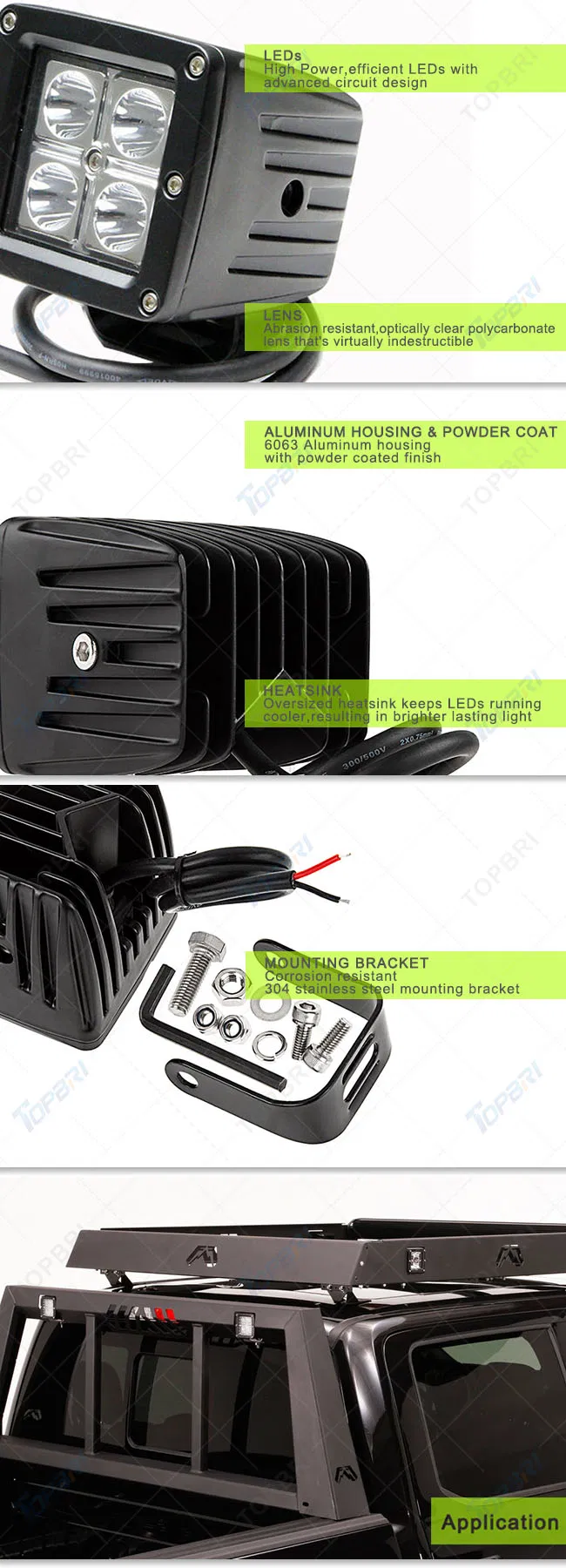 LED Work Light Detail