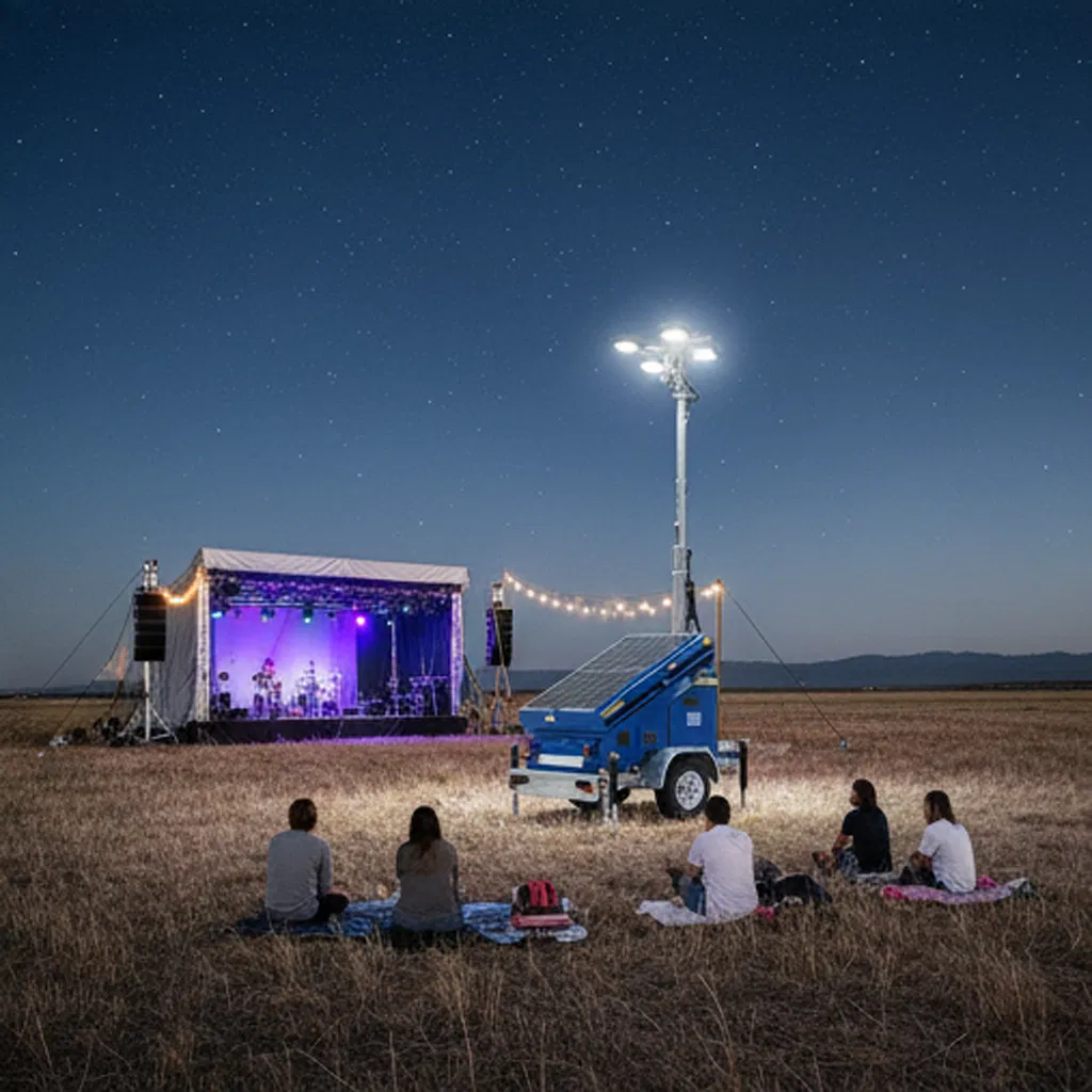 Solar Home Marine Kit LED Outdoor Lighting Tower System DC48V