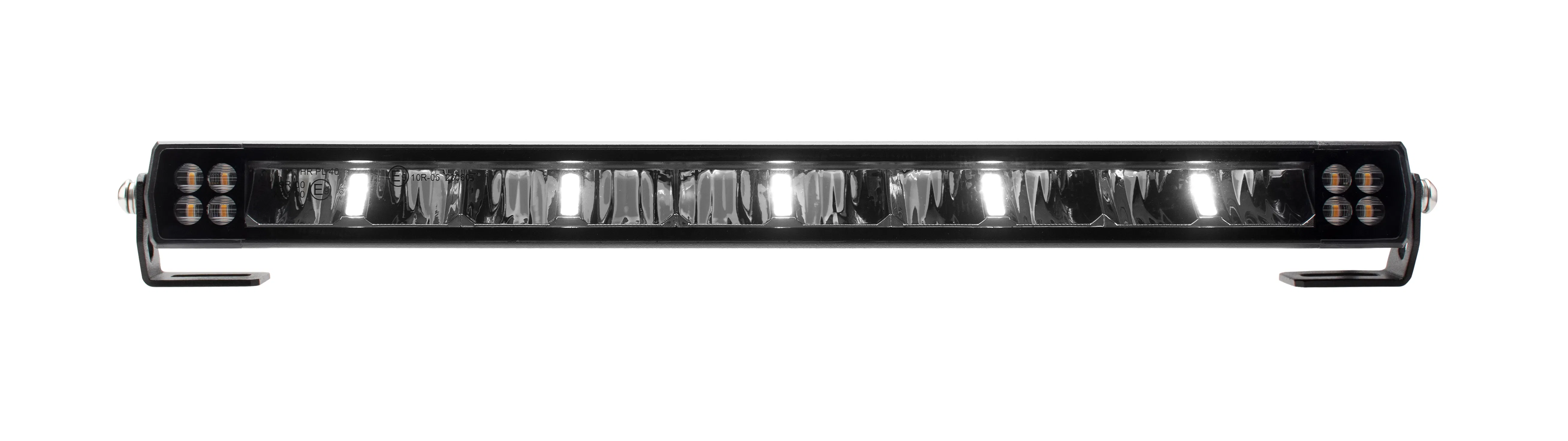 Straight Slim Light Bars 19 Inch Driving Beam White Amber DRL LED Lights for Car off Road Truck Warning Emergency Light Bar