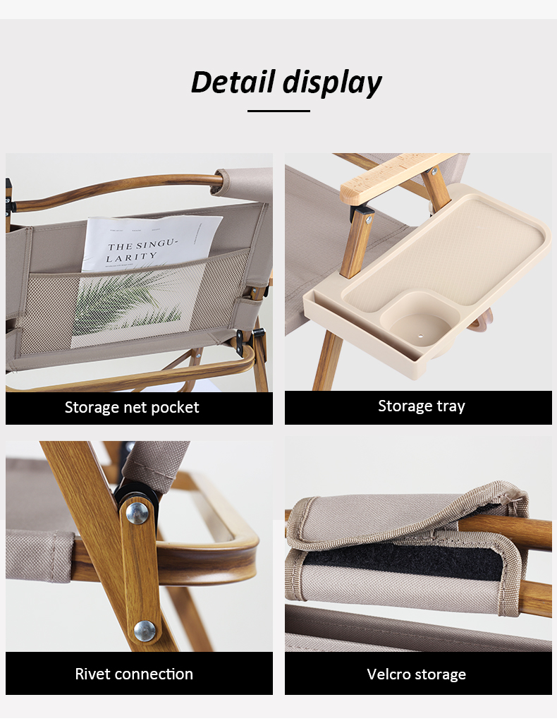 Folding Lounge Relax Kermit Camping Floor Chair Detail 5