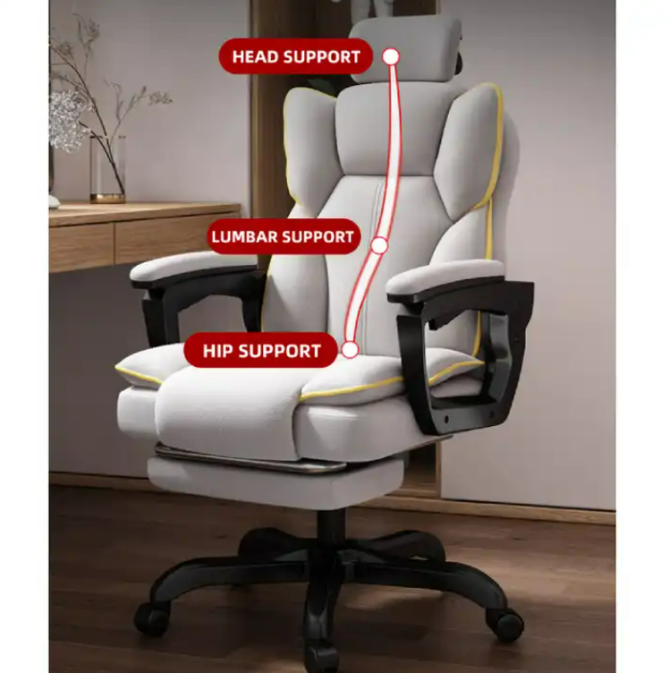 Ergonomic Chaise Loluxuryeather Swivel Workstation Furniture Office Chair Executive Manager President Hibrownck Luxury Modern