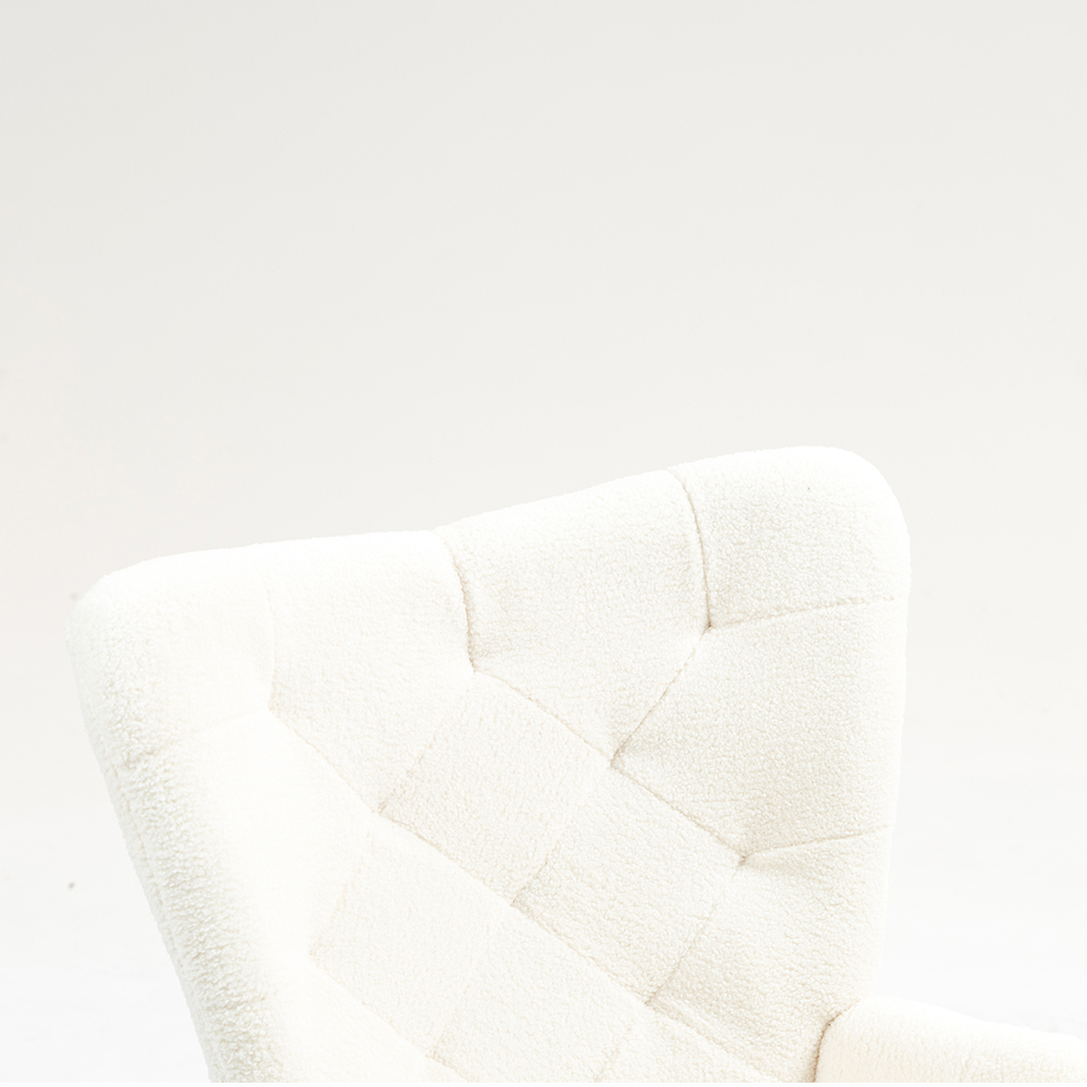 Wholesale Comfortable Sherpa Rocking Chair for Living Room Bedroom Apartment Hotel Outdoor Villa Luxury Reclining Design