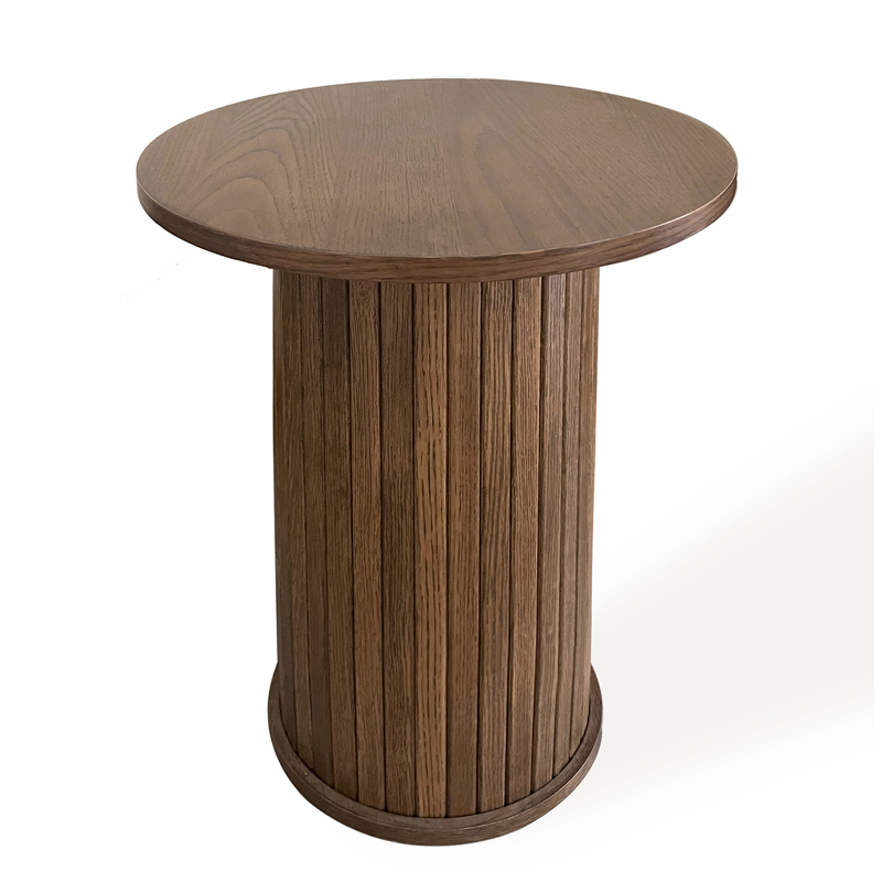 Modern Design Side Center Table for Living Room Furniture Wooden Panel Round End Table Sets for Sofa and Home Furniture
