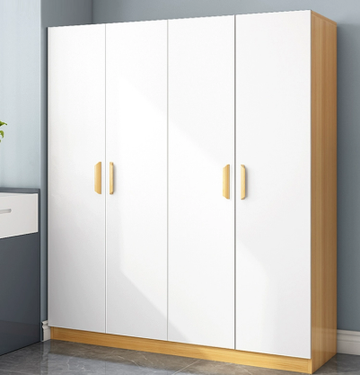Customizable New Wooden Freestanding Closet Simple Modern Door Children's Large Capacity Clothes