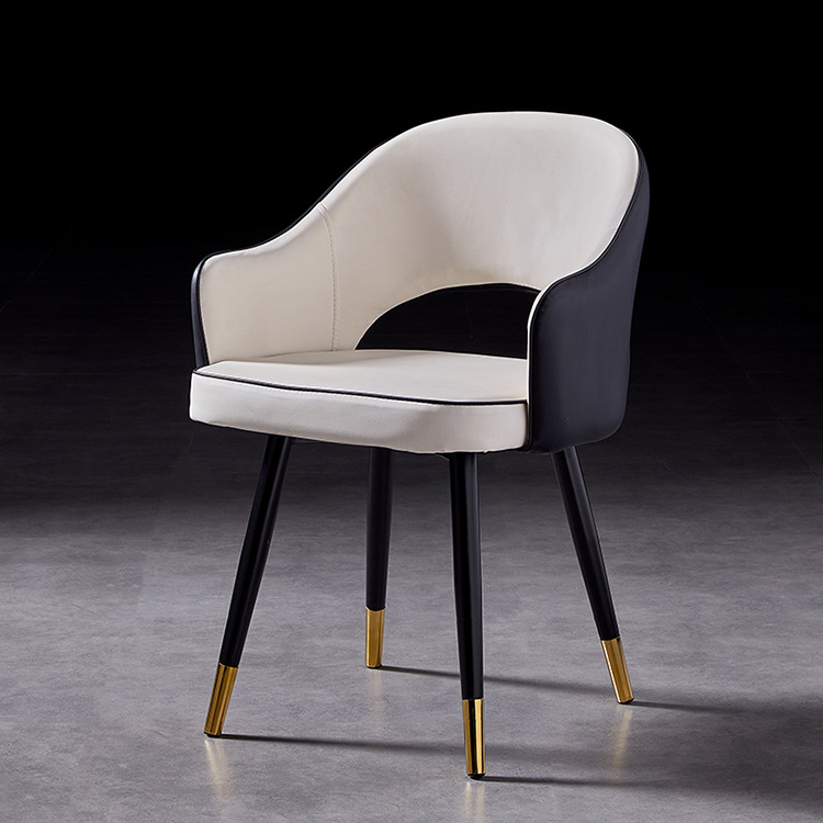 OEM Poltrona 420*425*800mm Scandinavian Furniture Brown Armchair Vanity Nordic Leisure Wing Back Chair