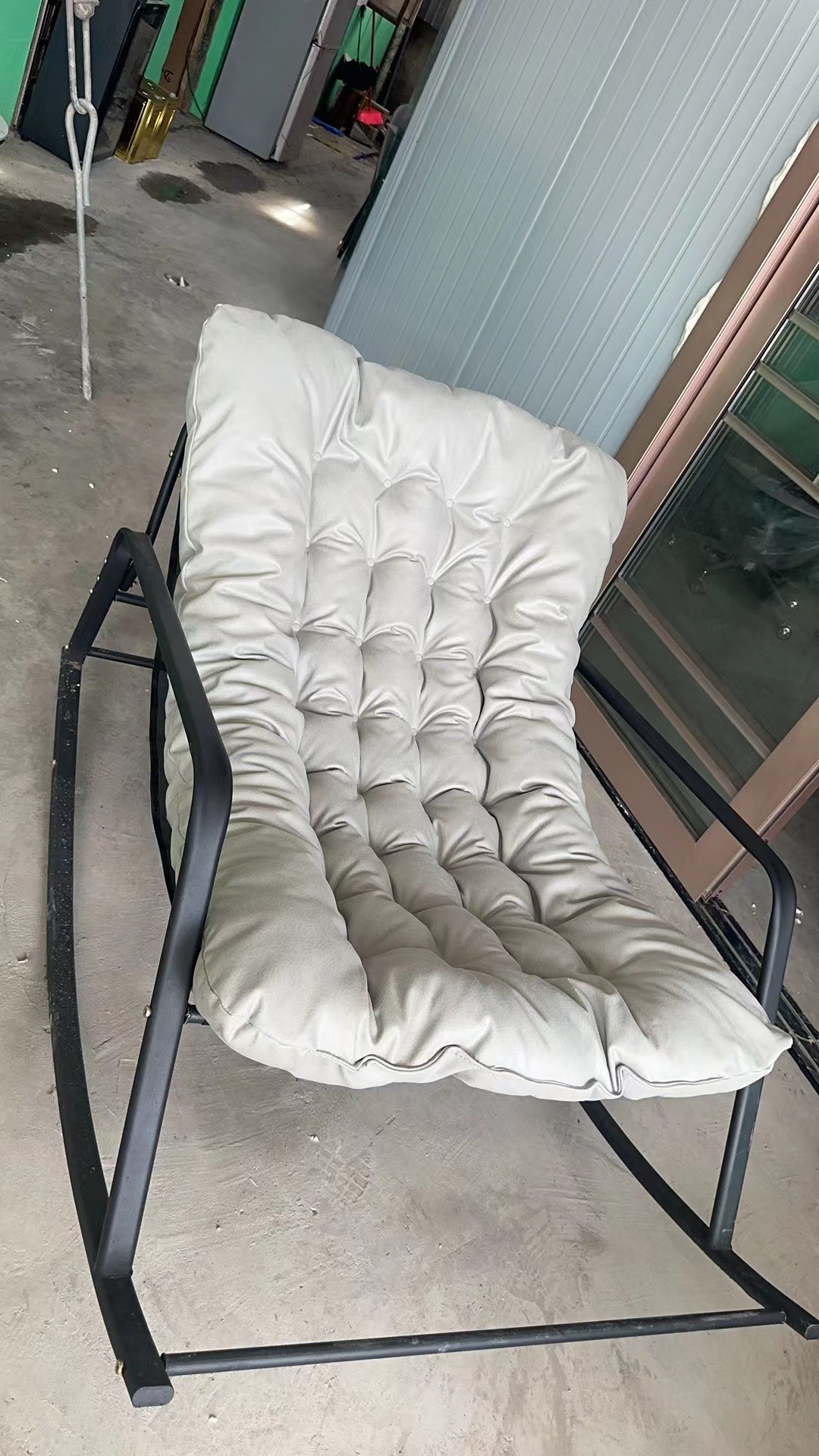 Factory Direct Sale Bedroom Balcony Home Double Adult Lounge Chair Enlarged Widened Adjustable Rocking Chair