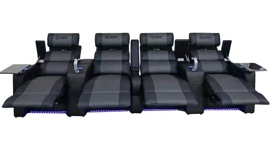 Factory Direct Sale Electric Leather Home Cinema Seats Movie Home Theater Recliner Chair Sofa