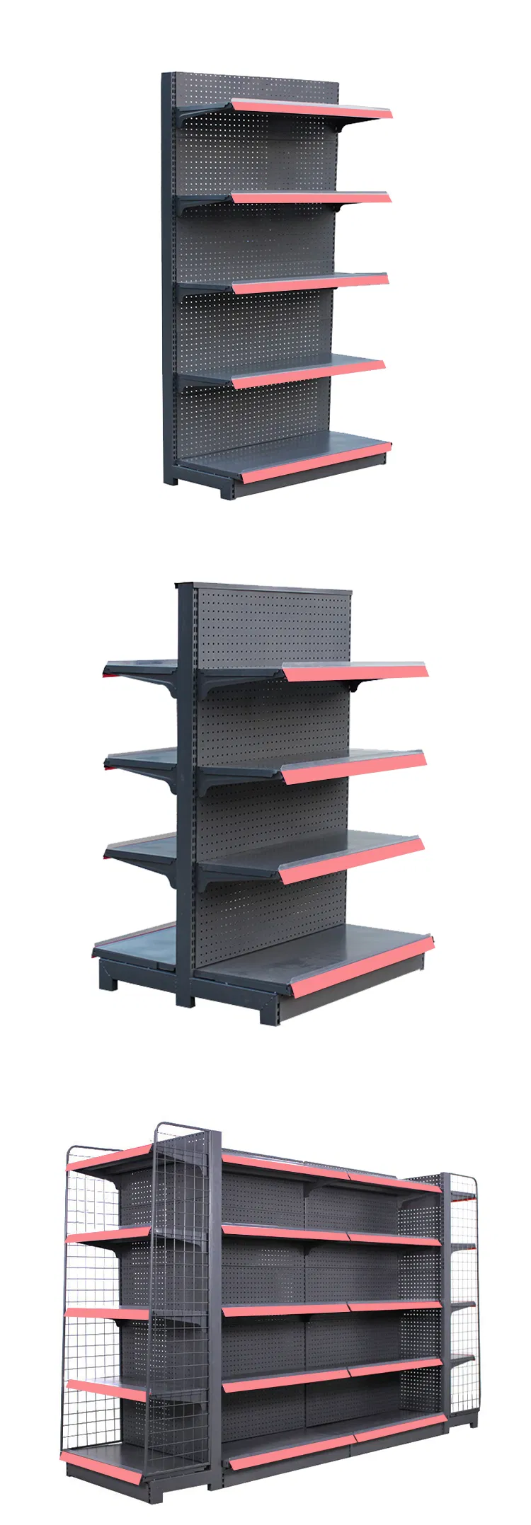 Fast Install Metal Shelving Any Customized Size Display Shelf