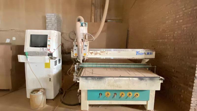 CNC carving machine for intricate furniture design and decorative details at Oakes