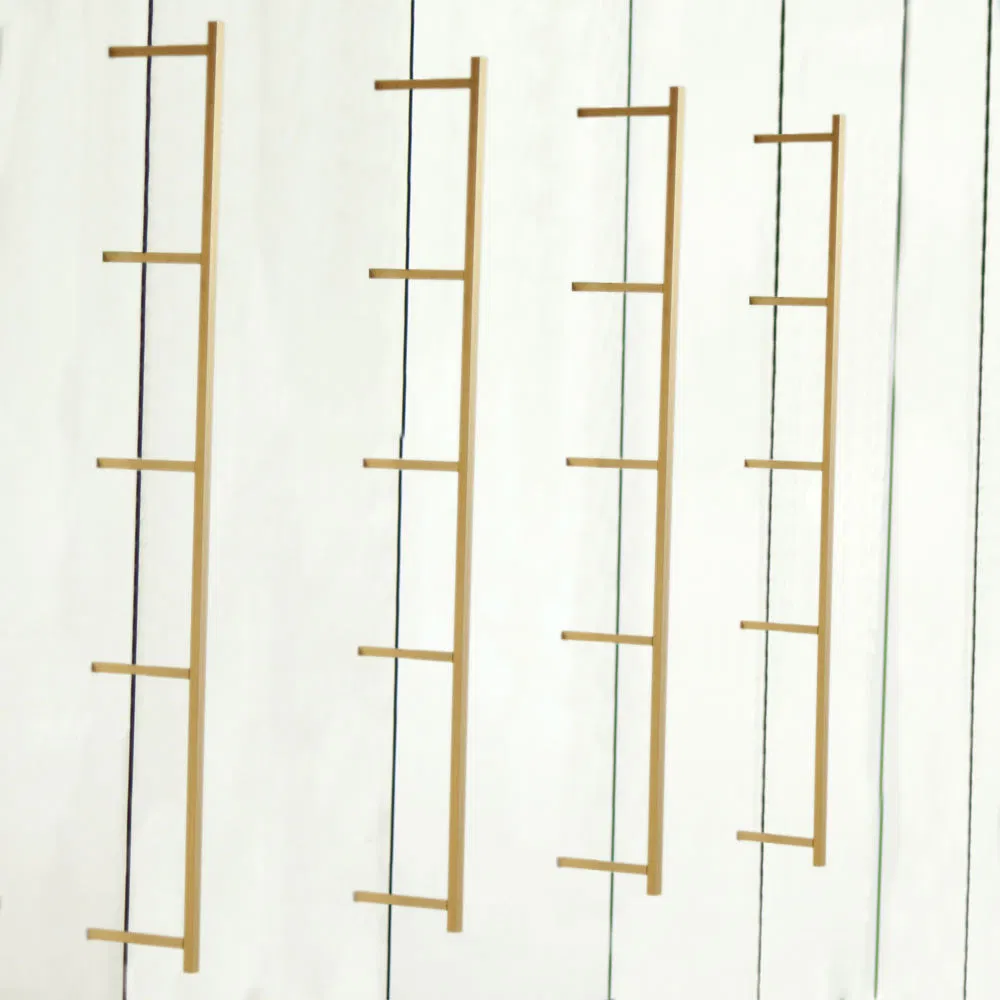 Dly Assemble Metal Wall Shelf Mount Modern Hanging Wall Bookshelf for Living Room