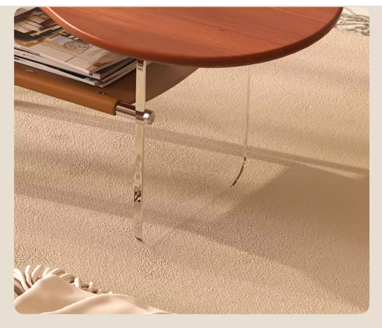wooden coffee table detail 5
