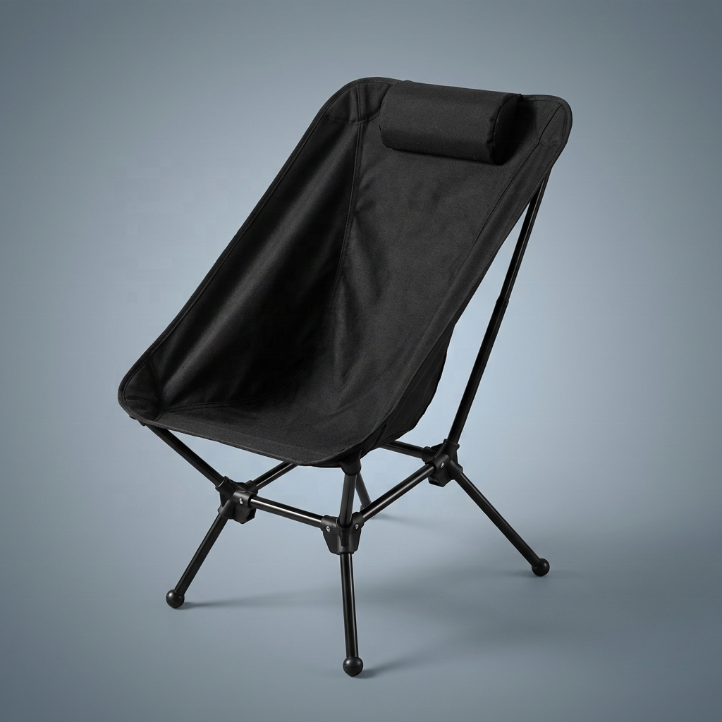 Modern Aluminum Outdoor Folding Lounge Chair 600D Oxford Fabric-Portable Furniture for Picnic Camping Fishing Office Reclining