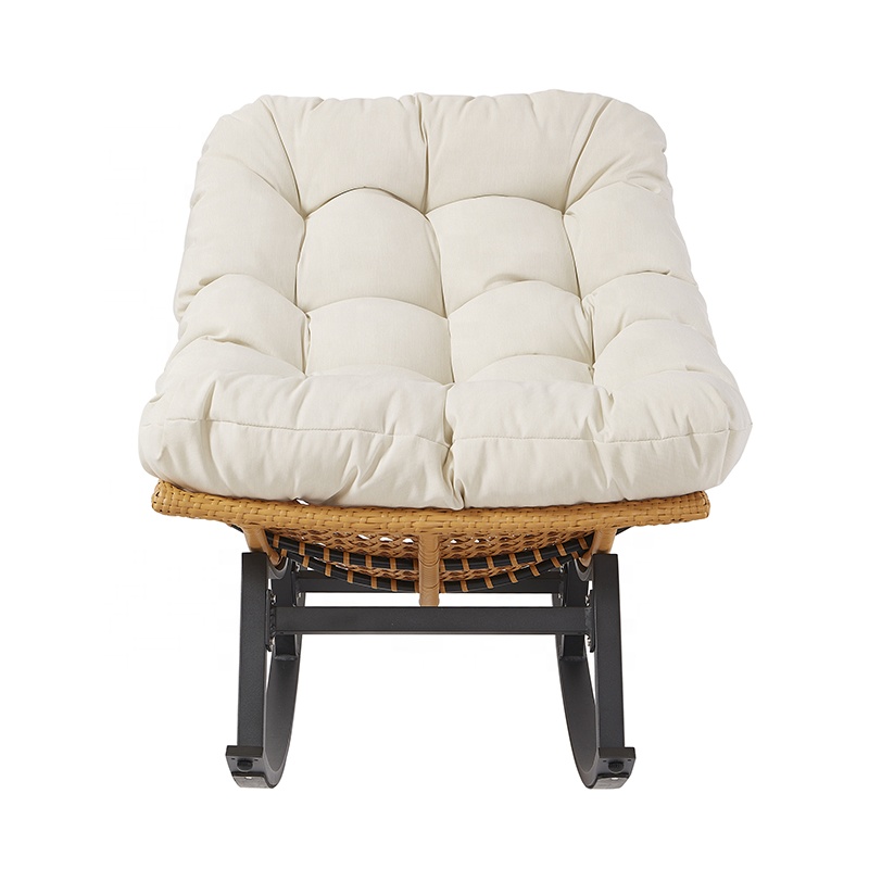 Modern Leisure Patio Wicker Furniture Outdoor Garden Porch Rattan Aluminum Rocking Chairs for Sale