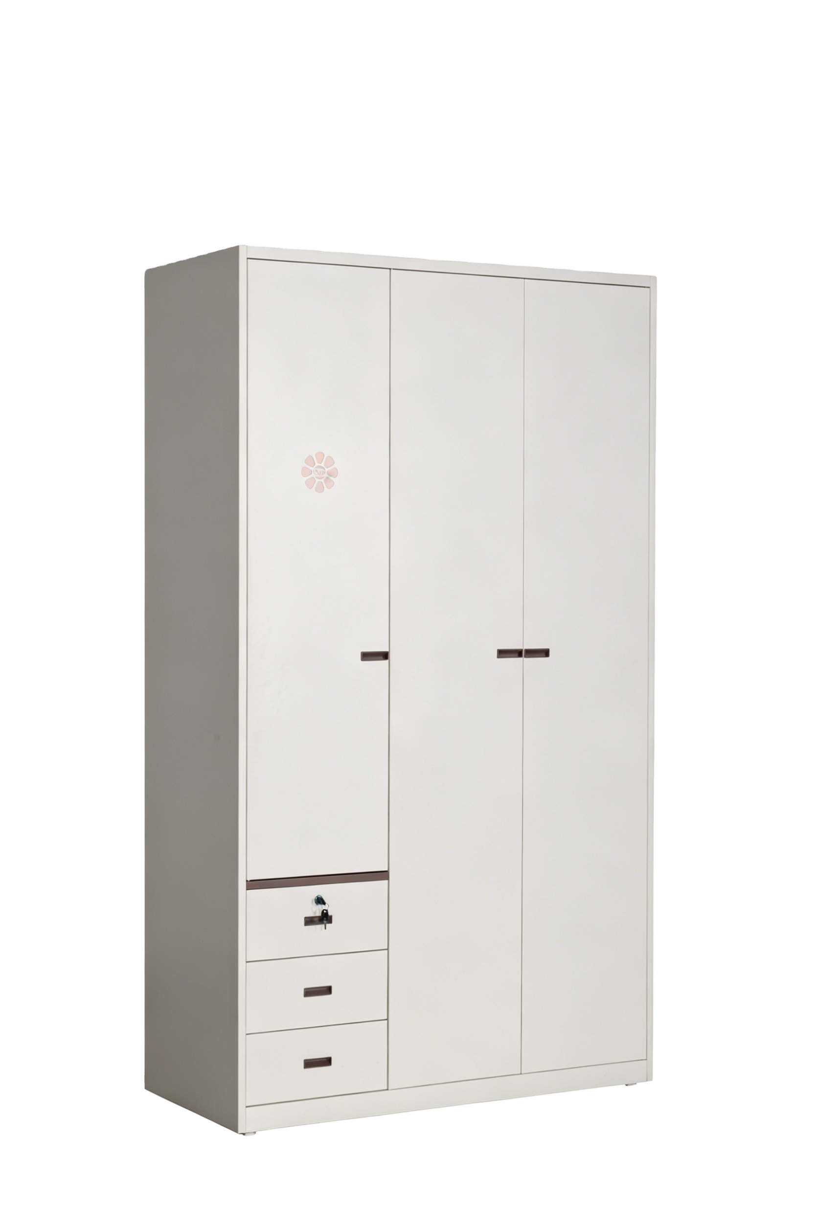 Wardrobe Modern Freestanding Steel Bedroom and Living Room Wardrobe with Clothing Storage for Home Apartment and Hotel Wardrobe