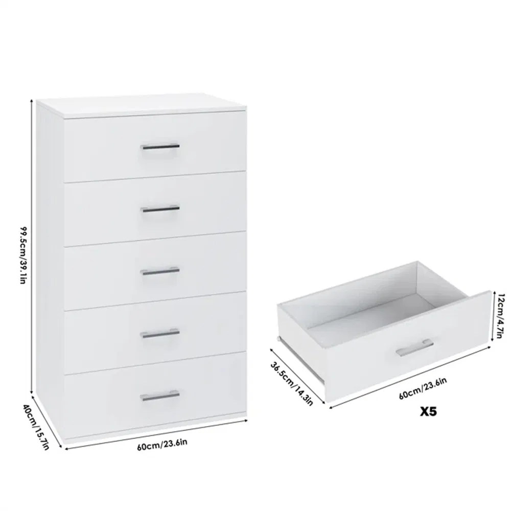 Home Furniture Self-Assembled Bedroom Storage Dresser Cabinets Drawers Chest