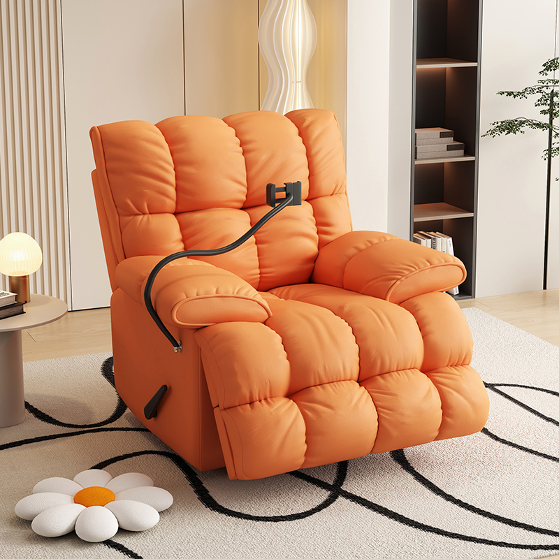 Modern Electric Revolving Reclinering Chair with Metal Frame