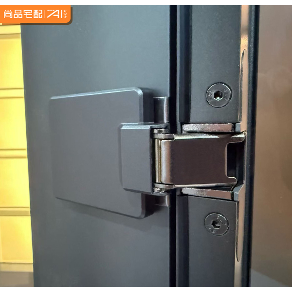 Luxury Contemporary Metal Glass Wardrobe with Backlit LED Strip Extendable Customizable Size and Material
