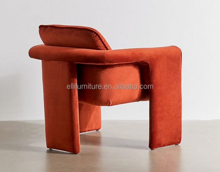Velvet Accent Chair view 2