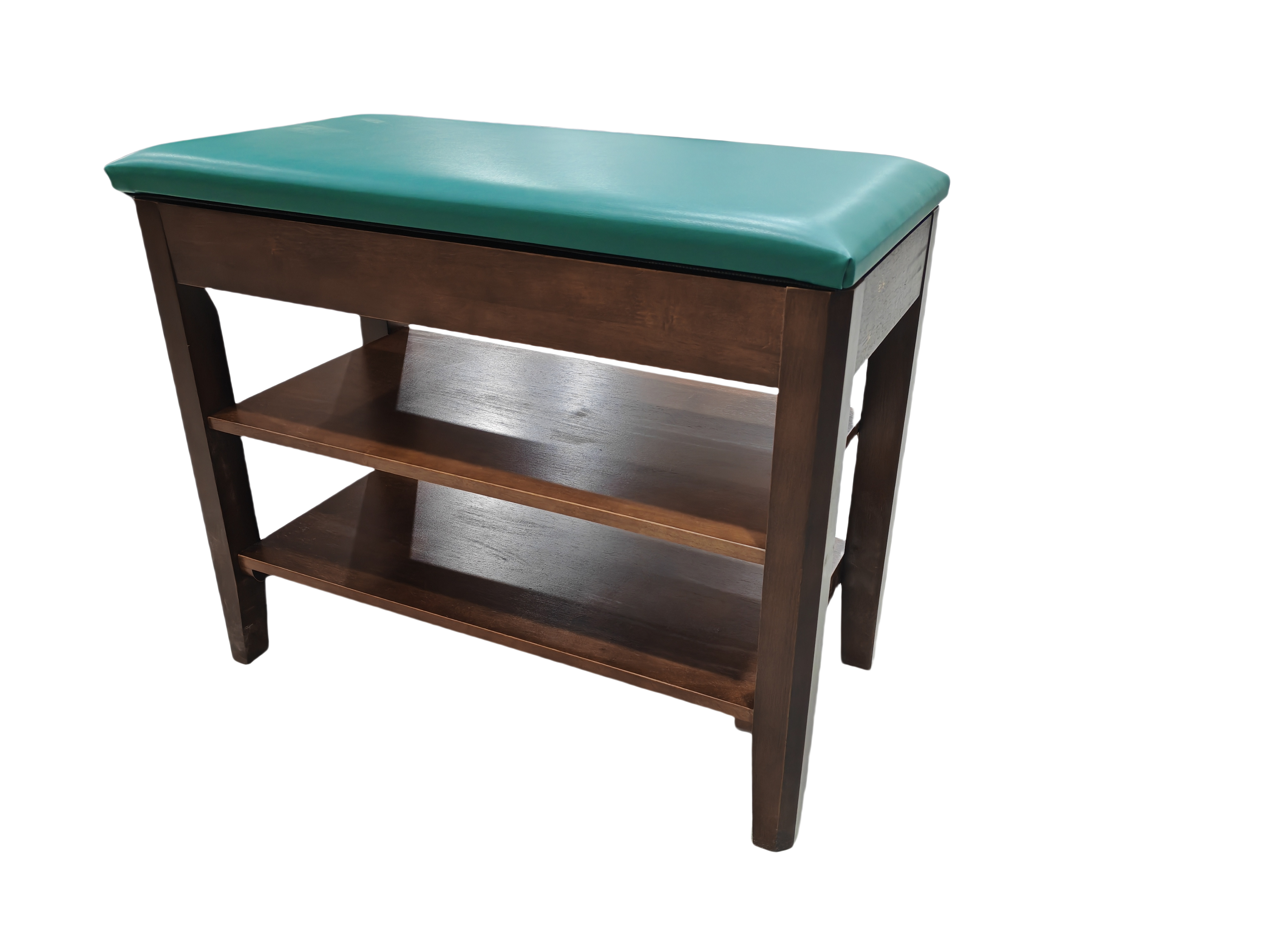 Luxury Modern Rubber Wood Shoe Rack Soft Cushion Entryway Bench Space-Saving Freestanding Design 50 Pair Capacity Living Room