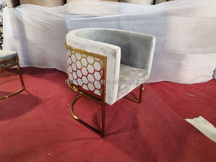 Accent Velvet Chair View 4