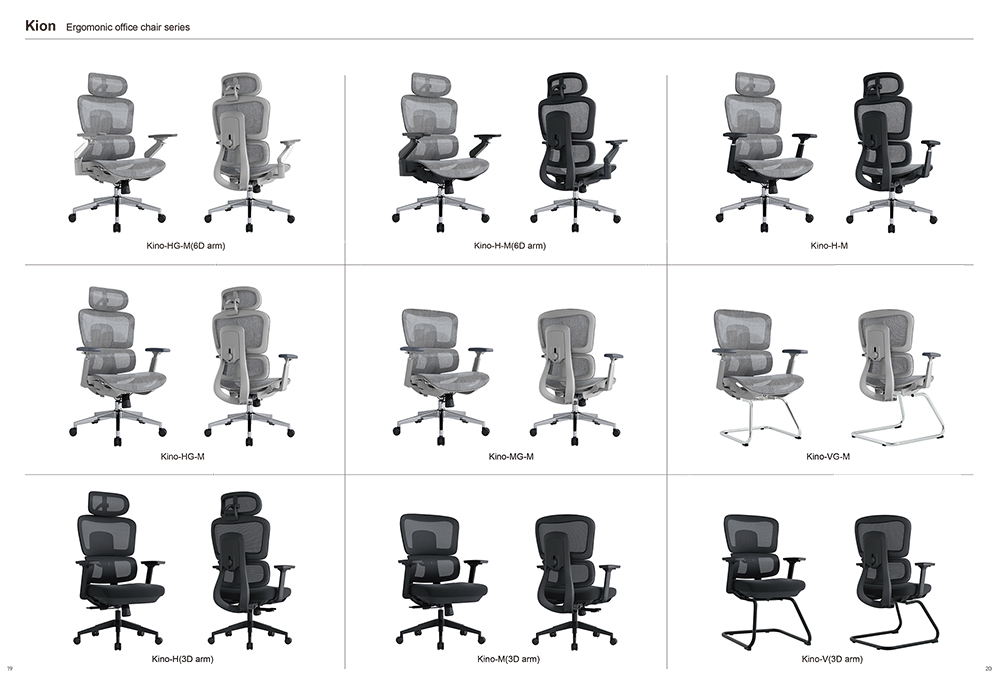 Modern HighQuality Full Mesh Ergonomic Office Swivel Seat Sliding Chair 3D Armrest Office Commercial Furniture Sillas De Oficina