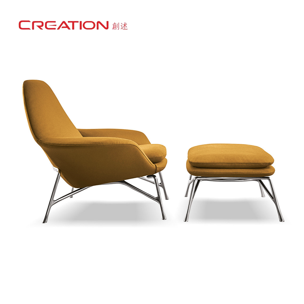 Premium Accent Chair for Living Room with Button Tufted and Solid Wood Frame
