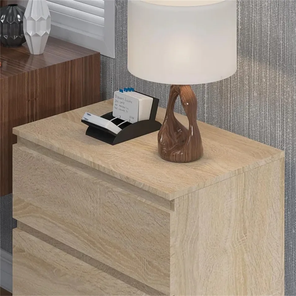 Functional Wooden Panel Furniture 3 Drawers Storage Chest of Drawers