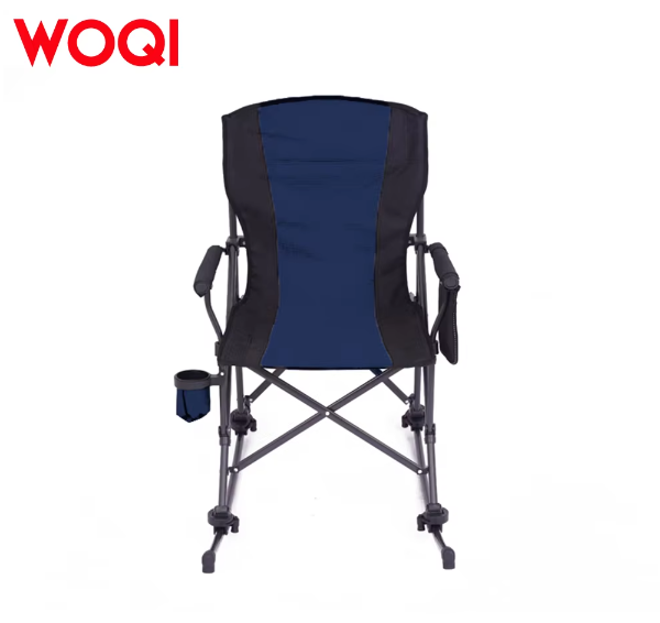 WOQI Deluxe Rocking Seat with Thick Padded Cushioning Sturdy Curved Base Foldable &amp; Portable for Garden &amp; Indoor/Outdoor Use