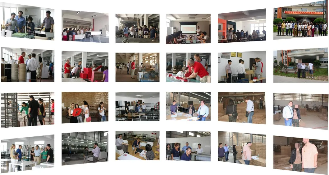 Client visiting factory