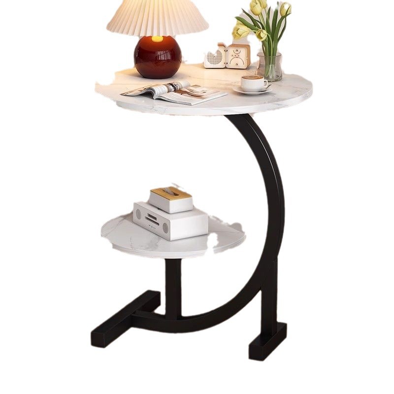 Light Luxury Small Side Table Simple Modern Home Furniture Creative Bedside Storage Rack for Coffee or Sofa