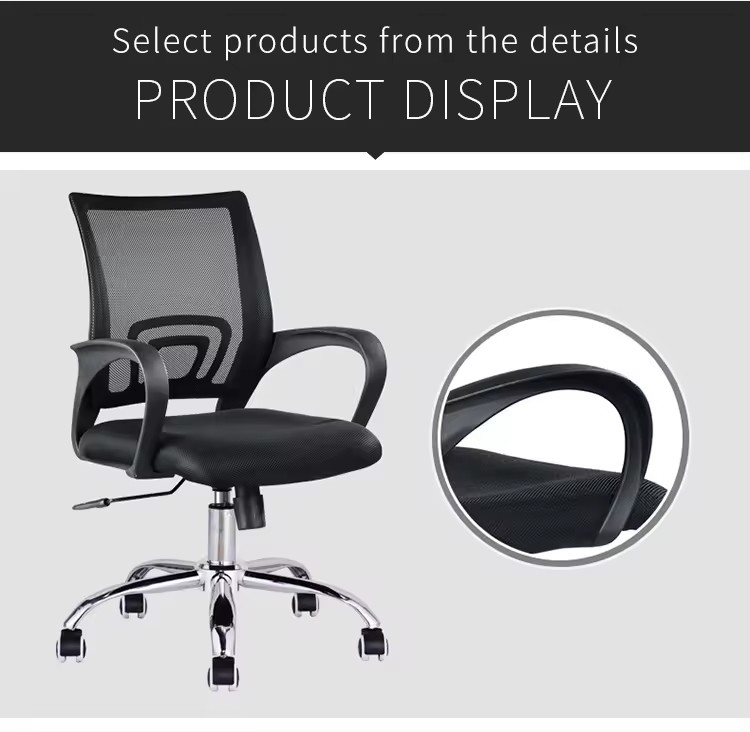 Factory Direct Ergonomic Mesh Executive Office Chair Adjustable Swivel Rolling Desk Chair for Commercial Home Use
