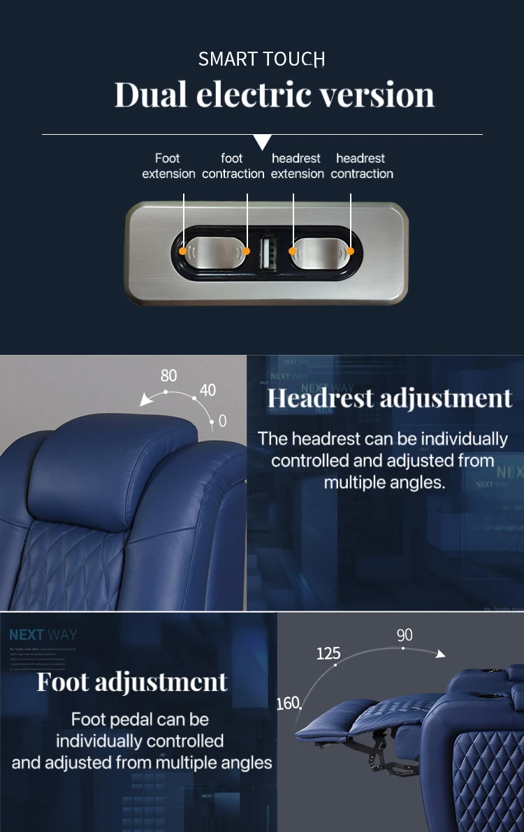 Home theater Sofa details styling