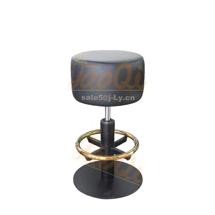 K1051 Counter Hotel Dinner Chair Stool Black White Metal OEM Modern Furniture Casino Chair Coffee Shop Pub Club Bar Stool