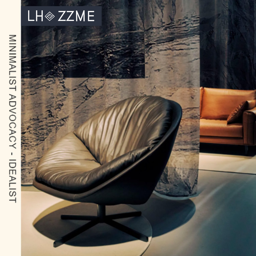 Tuochen Balcony Armchair with Modern Design for Small Spaces-Lightweight Leisure Chair for Living Room Bedroom &amp; Apartment