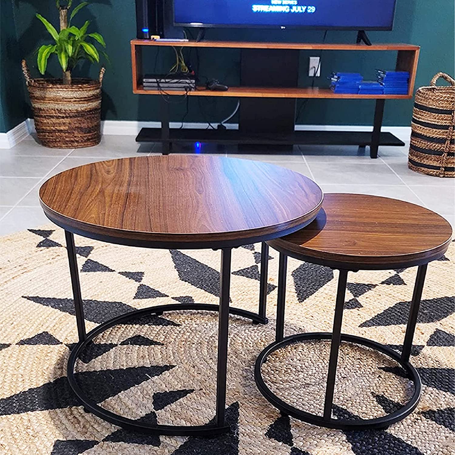 Multi-functional Side Tables Modern Design Side Table Metal Frame High-quality for Living Room