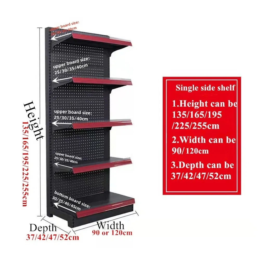 Fast Install Metal Shelving Any Customized Size Storage/Gondola/Pharmacy Shelving Storage Rack Shelf for Display/Book Shelf Used Supermarket Shelf