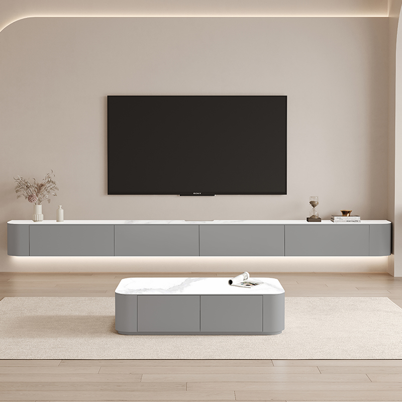 Contemporary Tv Console Stands Modern Wooden 2023 Living Room Wall Mounted Tv Cabinet Made in China