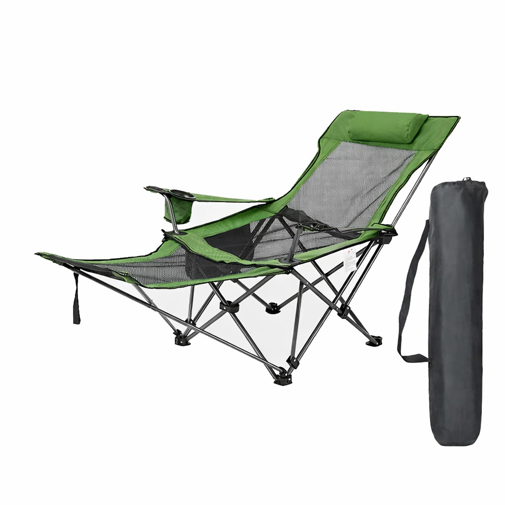 Modern Design Outdoor Folding Lounge Chair Portable Metal Beach Chair Seat for Camping Park School Use