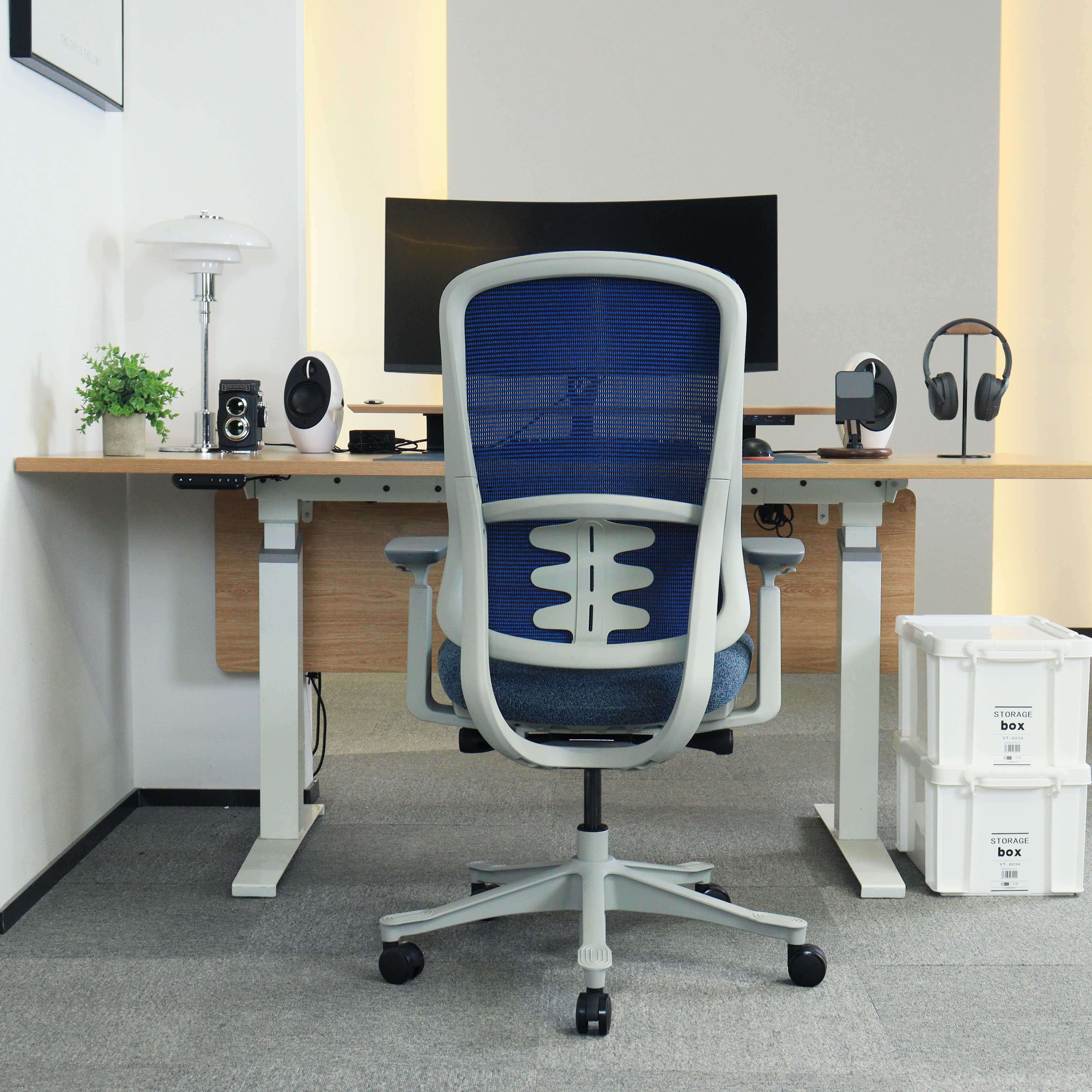 S3 Modern Design Reclining Gaming Office Chair With Mesh Adjustable Ergonomic Executive Task Chair Swivel Armchair