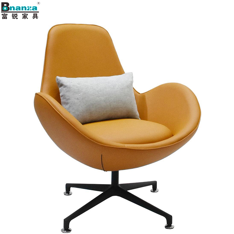 Nordic Modern Genuine Leather Lift Chair Accent Lounge Chair for Living Room Leisure