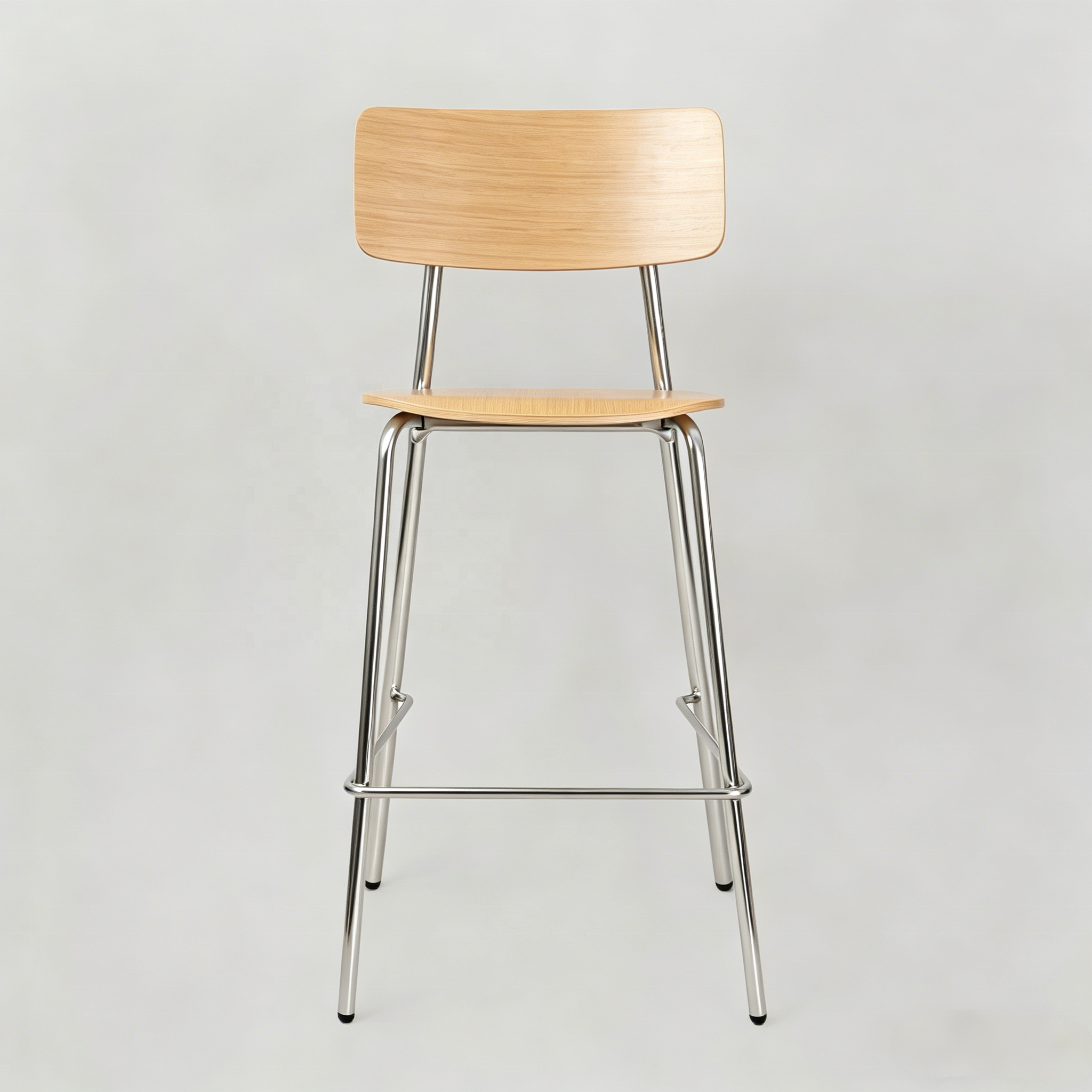 2026 New Design Contemporary Strong &amp; Durable Stainless Steel Commercial Restaurant Dining Bar Chair Stool